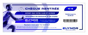 Stand Elynor au gymnase le lundi 29 septembre à partir de 19h30